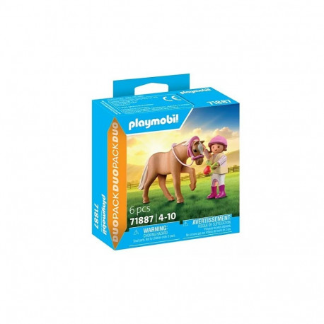Duo komplekt 71887 tüdruk poniga figuuridega