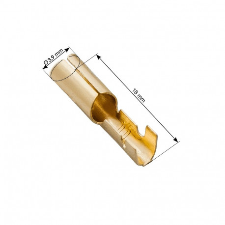43-114# Konektor nieizolowany tulejka 2,9/18mm 100szt.