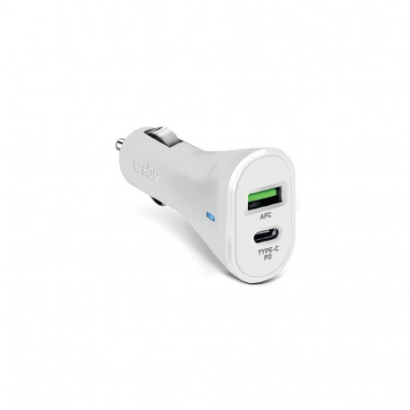 SBS TECRPD20W mobile device charger Smartphone, Tablet White Cigar lighter Fast charging Auto
