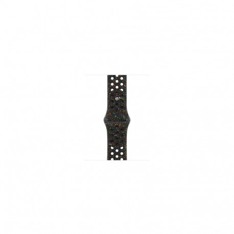 Apple MGAE4ZM/A smart wearable accessory Band Black Aluminium, Fluoroelastomer