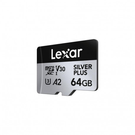 Lexar Professional SILVER PLUS 64 GB MicroSDXC UHS-I Class 3