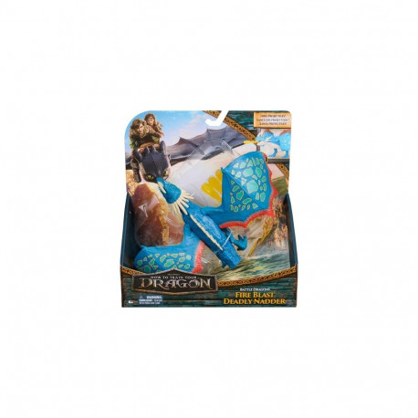 How to train your dragon Dreamworks Dragons, , Battle Dragons, Fire Blast Deadly Nadder, 10” Action 