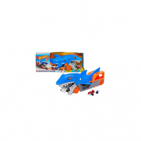Hot Wheels City Shark Chomp Transporter Playset &amp; Diecast Car
