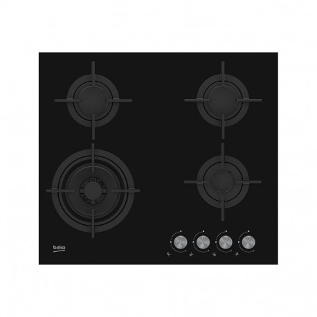 BEKO Hob HILW64222S 60 cm Gas Black