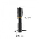 2in1 flashlight 3 light modes zoom