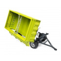 Tipper trailer with raised sides