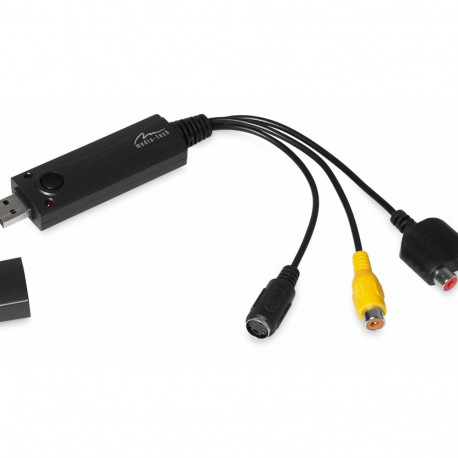 Output: Audio/Video Capture Card (Video Grabber), e.g., for VHS