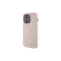 Karl Lagerfeld KLHCP15LPQKPMP iPhone 15 Pro 6.1" pink hardcase Quilted K Pattern