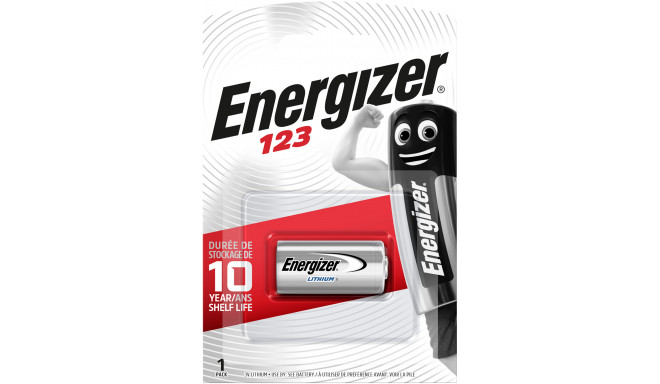 Energizer patarei Lithium CR123A