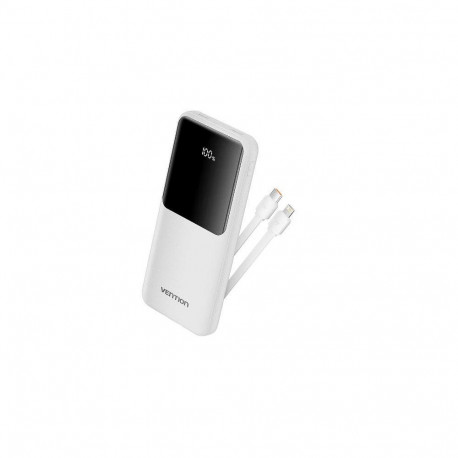 POWER BANK USB 10000MAH 22.5W/WHITE FHOW0 VENTION FHOW0 (6922794784642)