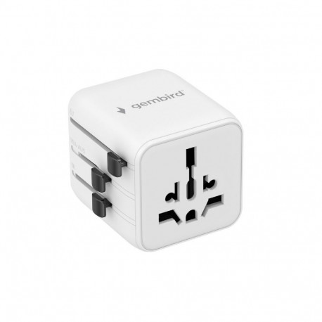 Gembird Universal travel power adapter | TPA-INT-01-W | Travel adapter