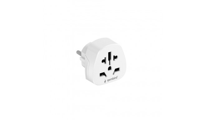 Gembird World to EU toiteadapteri pistik, 15 A | A-AC-EUMINTF | reisadapter