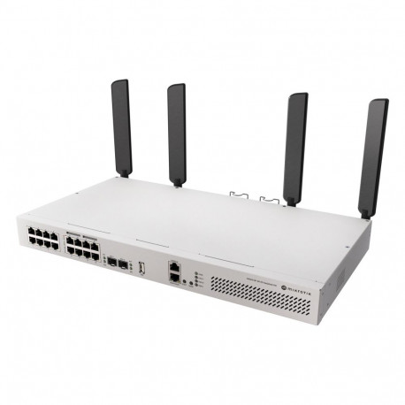 MikroTik Cloud Router Switch koos RouterOS L5 rackmount korpusega | CRS418-8P-8G-2S+5axQ2axQ-RM