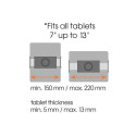 Vogels TMS 1030 Tablet Flex Pack | Tilt | 7-13 " | Maximum weight (capacity) 2 kg | Silver