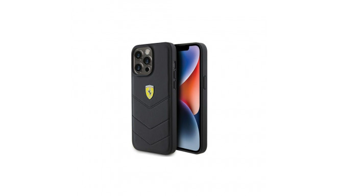 ferrari FEHCP15XRDUK tagakaas Apple iPhone 15 Pro Max plast must