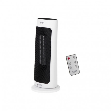 Adler | Tower Fan Heater with Timer | AD 7738 | Ceramic | 2000 W | Number of power levels 2 | Suitab