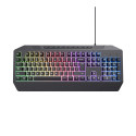 Trust GXT 836 Evocx mänguklaviatuur USB QWERTY US inglise must (24722)