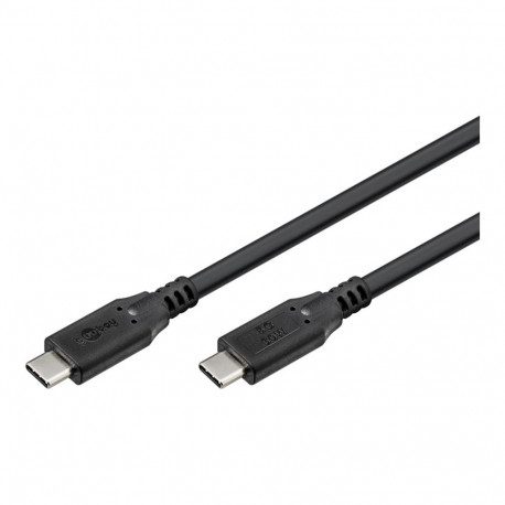 Goobay USB-C kaabel, USB 3.2, 60 W, 5 Gbit/s, Power Delivery, 74727