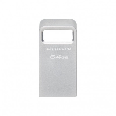 Kingston | USB 3.2 Flash Drive | DataTraveler micro | 64 GB | USB 3.2 | Silver