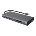 Raidsonic | 12-in-1 USB Type-C dock with PD 100W | BOX IB-DK4050-CPD | Dock | Ethernet LAN (RJ-45) p
