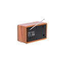 Adler | Radio DAB+ Bluetooth | AD 1184 | Alarm function | Black/Brown