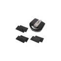 Mesko | Sandwich maker 3 in 1 | MS 3045 | 750 W | Number of plates 3 | Number of pastry 2 | Black/Si