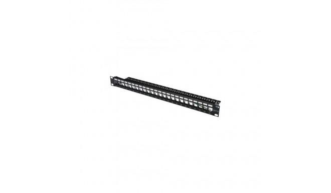 Digitus | Modular Patch Panel | DN-91411 | Black | Layout Keystone Entry: Straight; Area of applicat