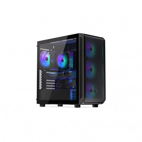 Case|ENDORFY|Arx 700 ARGB|MidiTower|Case product features Transparent panel|Not included|ATX|MicroAT