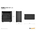 Case|BE QUIET|PURE BASE 501 LX|MidiTower|Case product features Transparent panel|Not included|ATX|Mi