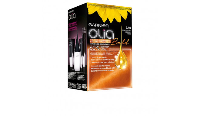 GARNIER OLIA coloración permanente sin amoniaco #7.40-cobrizo intenso 1 u