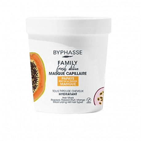 BYPHASSE FAMILY FRESH DELICE mascarilla todo tipo de cabello 250 ml