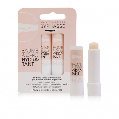 BYPHASSE BÁLSAMO LABIAL HIDRATANTE 2 u