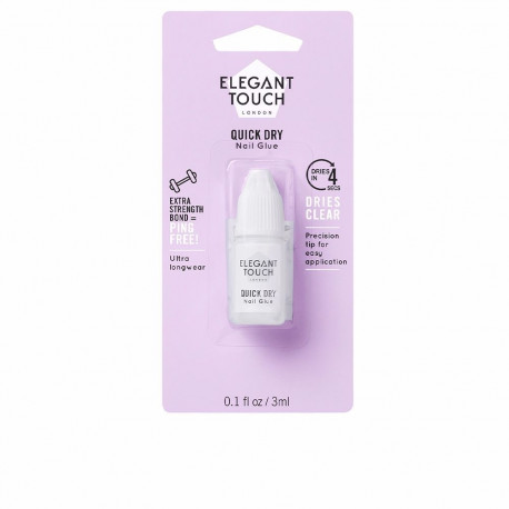 ELEGANT TOUCH PROTECTIVE nail glue clear 3 ml