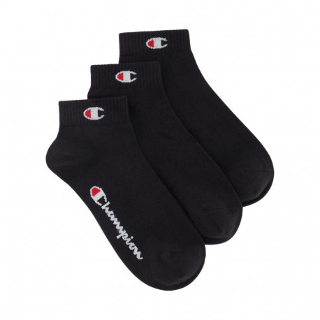 Skarpety Champion 3pk Quarter Socks czarne U20099 KK001 43-46