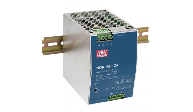 Toiteplokk DIN-liistule 480W 24V 20A