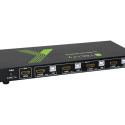 TECHLY 028702 Techly 4-port HDMI/USB KVM switch 4x1 with audio
