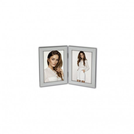Zep Photo Frame S4024 Olimpia Silver Double 2x10x15 cm