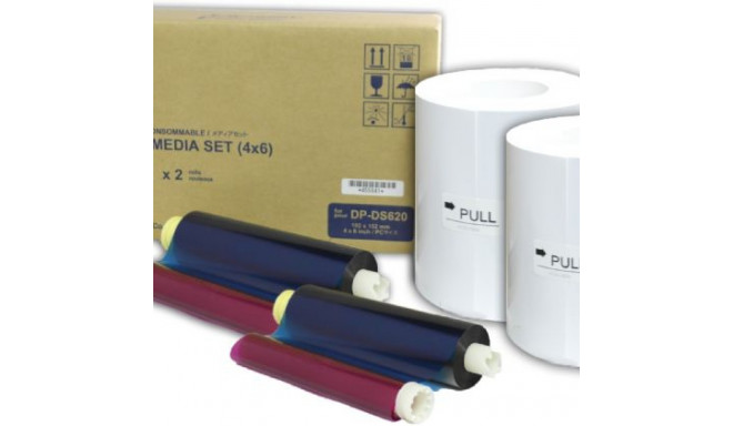 DNP Paper DM46620 2 Rolls � 400 prints. 10x15 for DS620