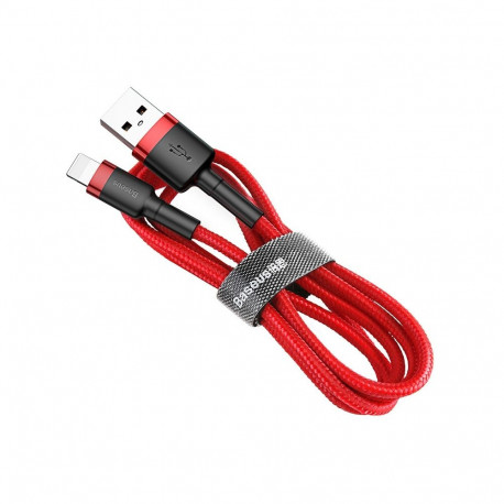 Cable USB A plug - IP Lightning plug 0.5m Cafule red+red BASEUS
