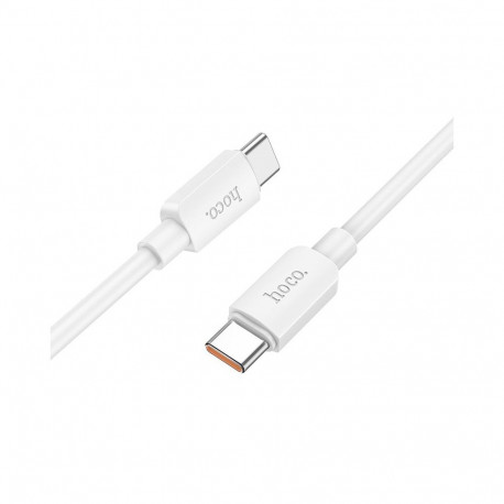 Cable USB C to USB C Hoco PD 6A 100W 1 m X96 white