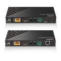150m Cat.6 DisplayPort 1.2, USB, IR & RS-232 HDBaseT KVM Extender Extend DisplayPort 1.2, USB KM dev 150m Cat.6 DisplayPort 1.2, USB, IR & RS-232 HDBaseT KVM Extender Extend DisplayPort 1.2, USB KM dev