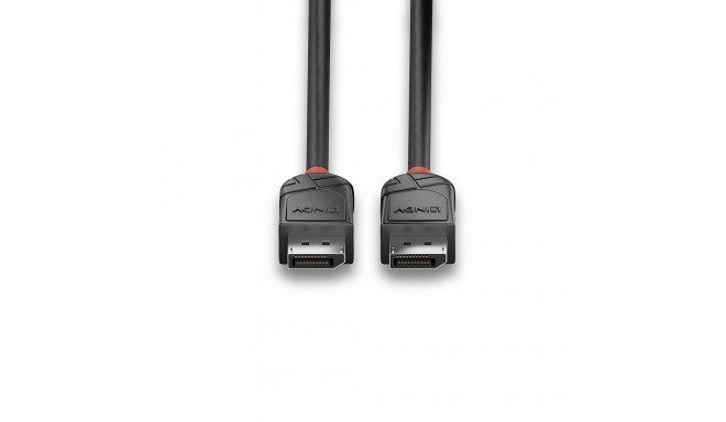 DisplayPort Cable - 1m 1.2 M/M 4096x2160@60Hz 21.6Gbps Black
