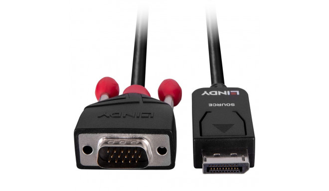 Adapter - DisplayPort to VGA 3m 1920x1200@60Hz gold plated