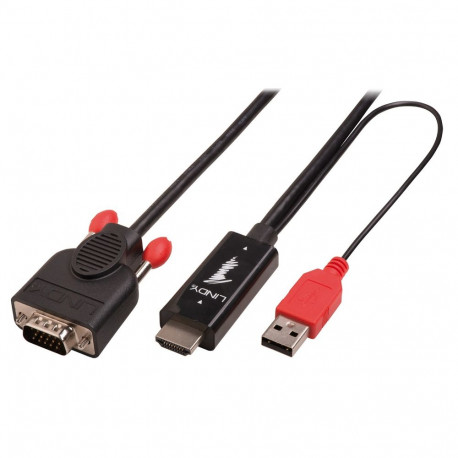 Adapter - HDMI to VGA 1m 1920x1200 4.95Gbps Nickel Coating