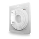 0.3m Cat.6 U/UTP Flat Network Cable, White RJ45, M/M, 250MHz, copper, 32AWG
