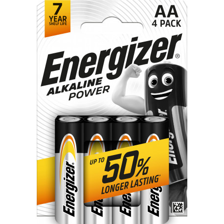 Energizer battery Alkaline Power AA CHP4