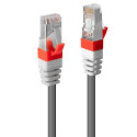 0.5m Cat.6A S/FTP LSZH Network Cable, Grey (Fluke Tested) RJ45, M/M, 500MHz, Copper, 26AWG