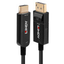 20m Fibre Optic Hybrid DisplayPort 1.2 to HDMI 18G Cable Creates a reliable DP to HDMI® connection o