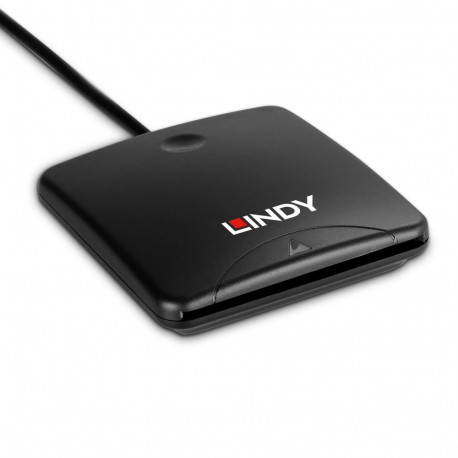 Smart Card Reader - LINDY USB 2.0 Smart Card Reader, Black
