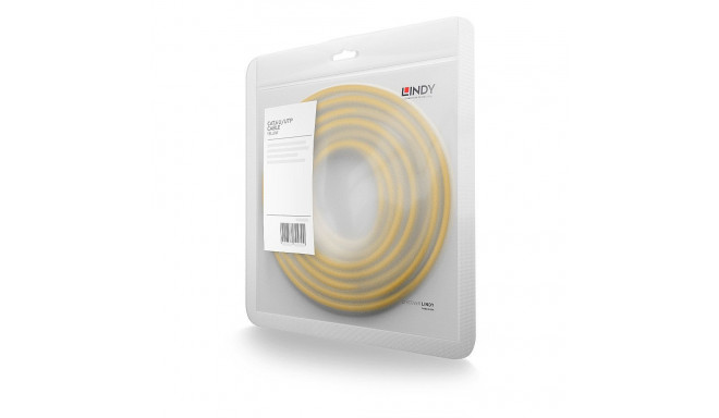 0.5m Cat.6 U/UTP Network Cable, Yellow RJ45, M/M, 250MHz, Copper